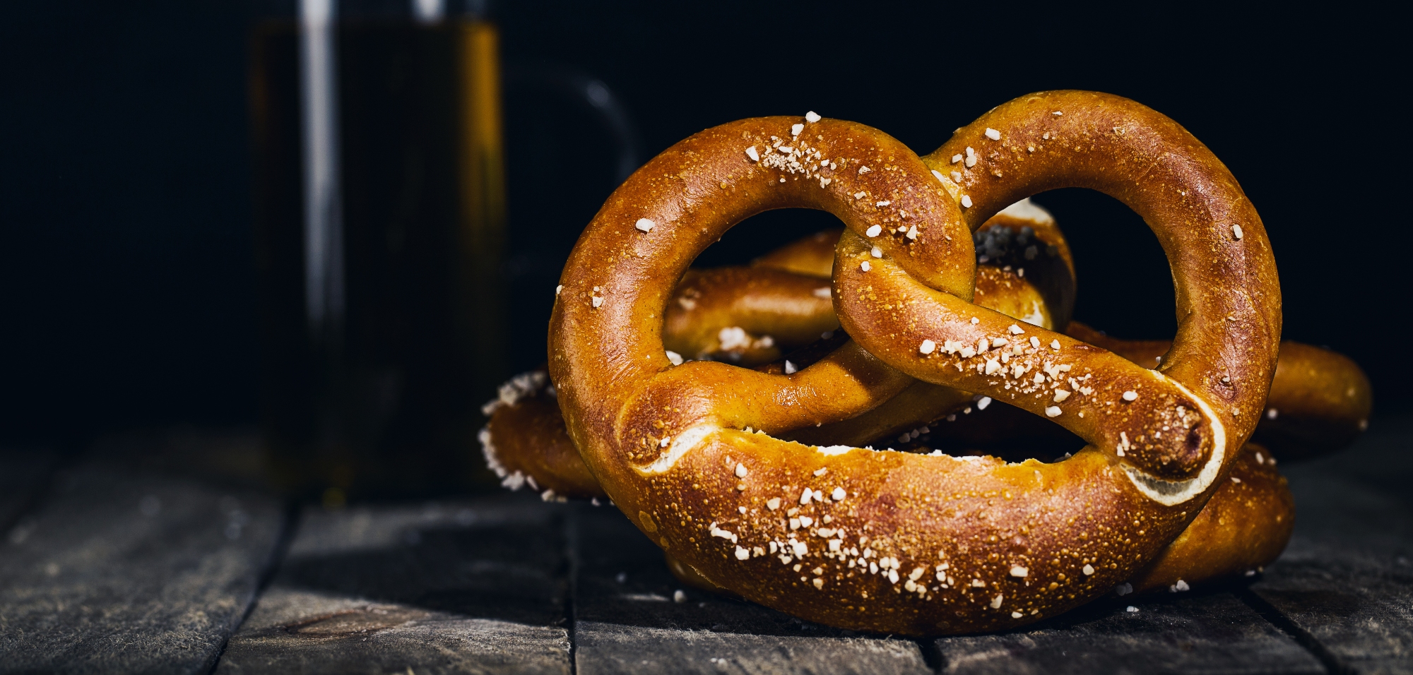 Bretzel sur comptoir